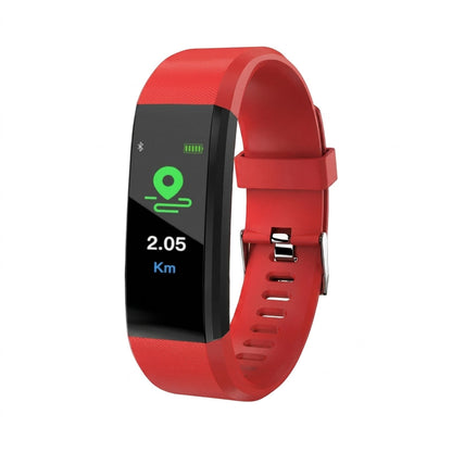 Montre connectée de suivi de santé avec cardiofréquencemètre, tensiomètre et compteur de fitness pour un vieillissement actif