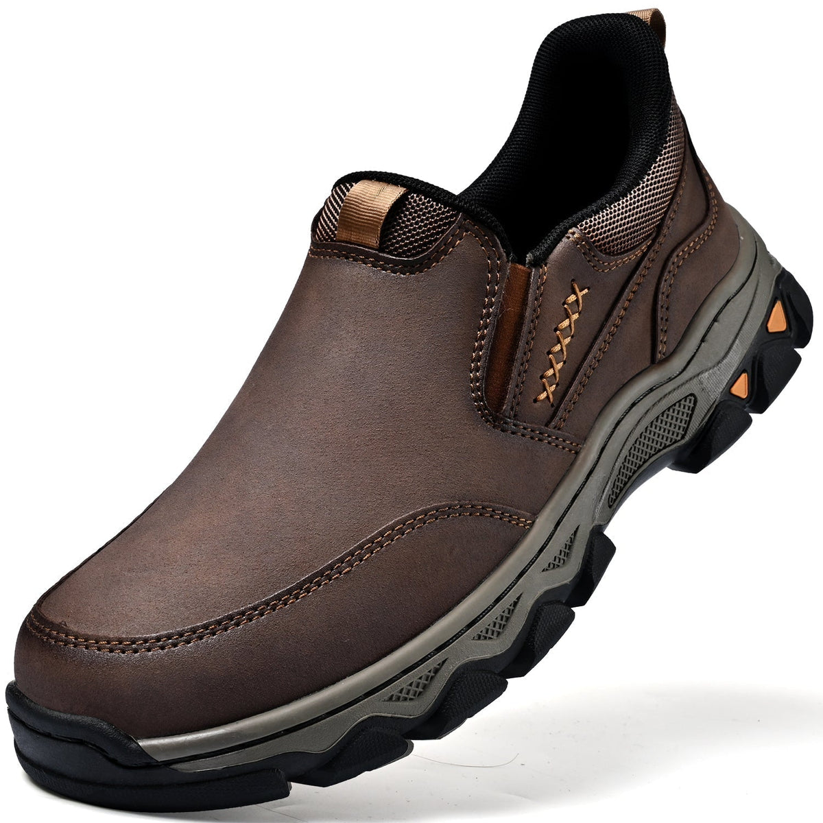Men's Arch Support Slip-On Loafers for All-Day Walking & Standing | Posture-Correcting Footbed