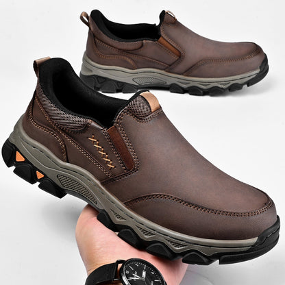 Men's Arch Support Slip-On Loafers for All-Day Walking & Standing | Posture-Correcting Footbed