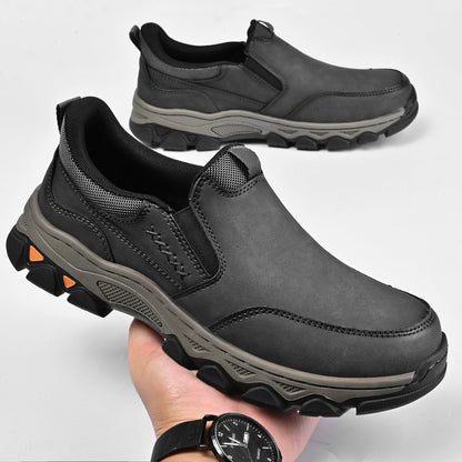 Men's Arch Support Slip-On Loafers for All-Day Walking & Standing | Posture-Correcting Footbed