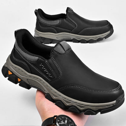 Men's Arch Support Slip-On Loafers for All-Day Walking & Standing | Posture-Correcting Footbed