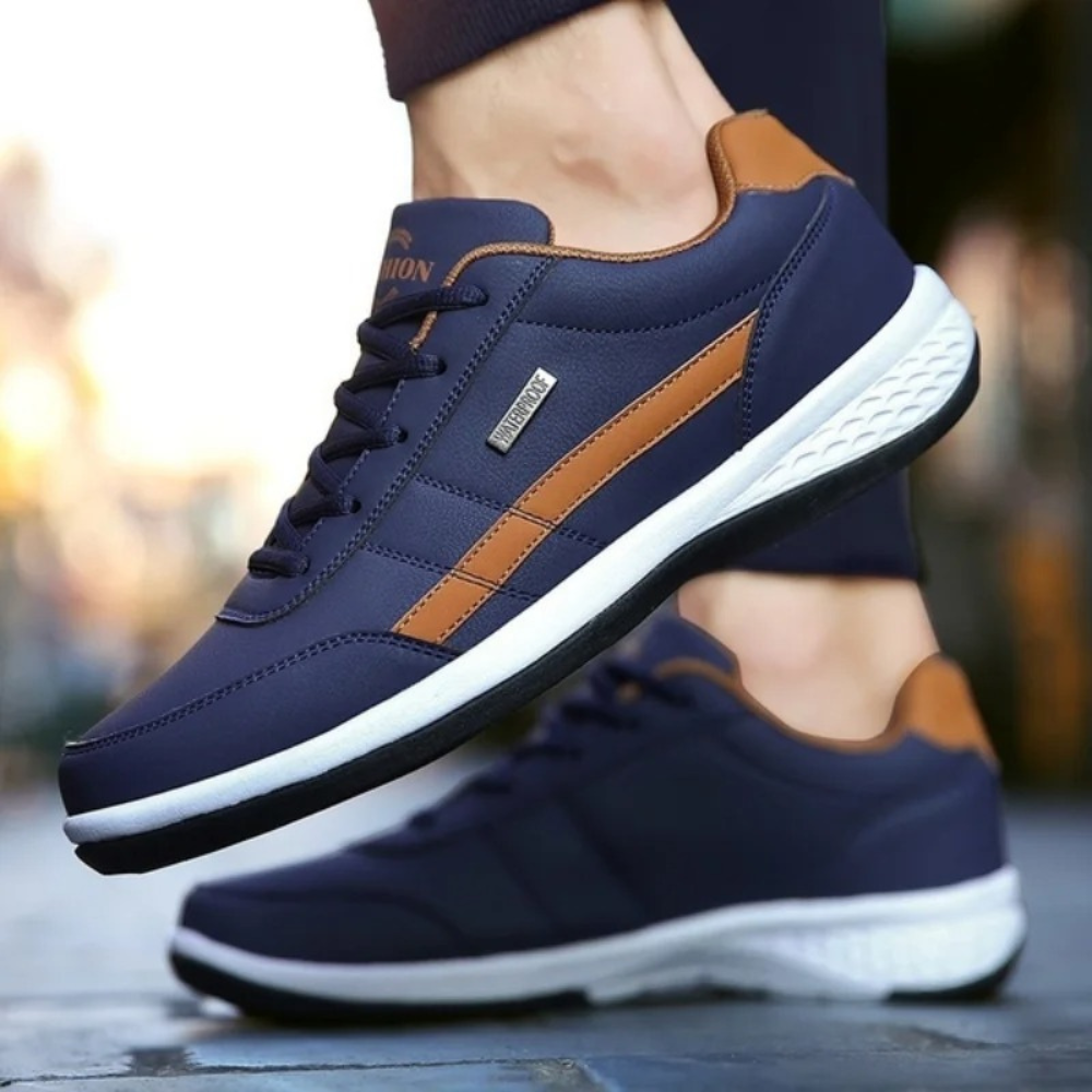 Athletic Walking Shoes for Men with Arch Support & Cushioned Insole for Plantar Fasciitis Relief, Breathable Casual Sneakers