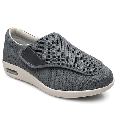 Wide-Width Sneakers for Daily Support – Padded Insole Lace-Up Casual Shoes for Men & Women