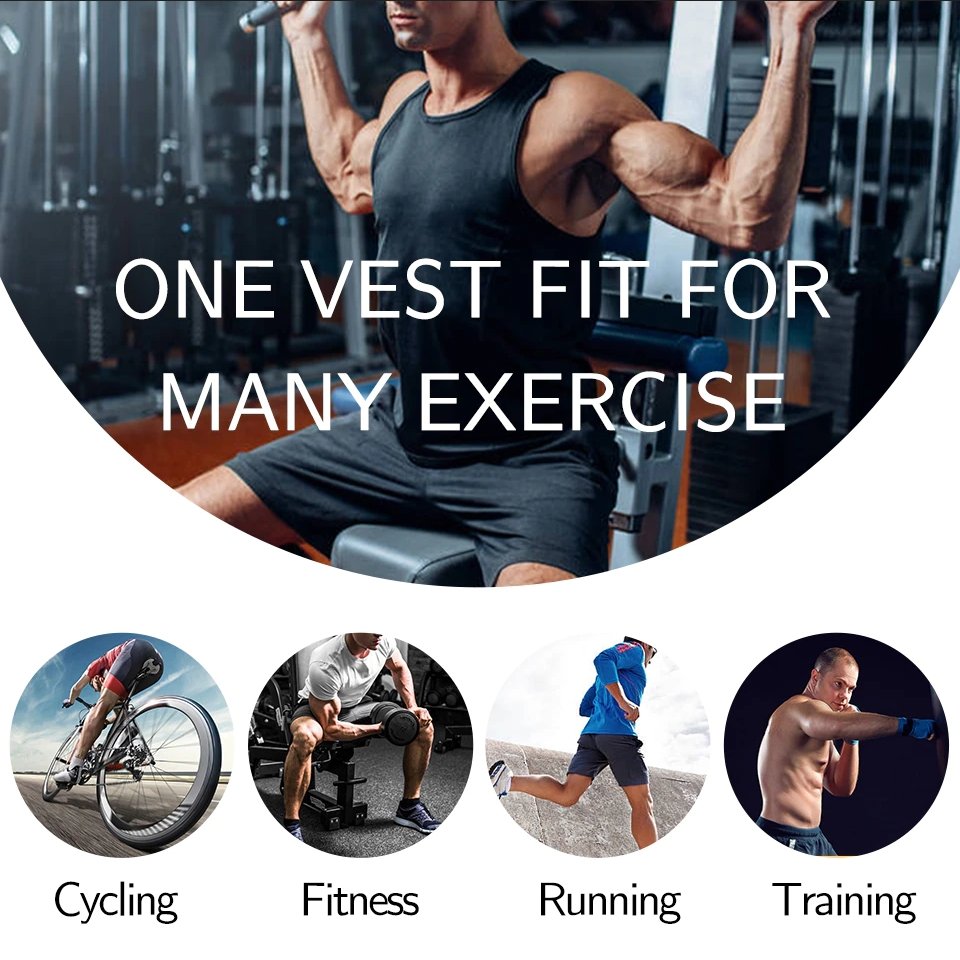 Thermal Compression Workout Tank for Men – Heat-Activated Sweat Enhancer for Fitness & Core Support