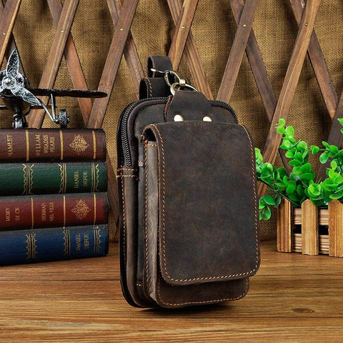 Premium Leather Waist Pack for Men with Adjustable Strap | Stylish & Durable for Everyday Use