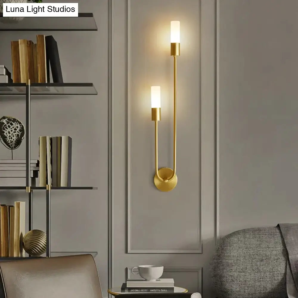 Dual-Direction LED Wall Sconce with Up & Down Light for Bedroom, Hallway, and Living Room
