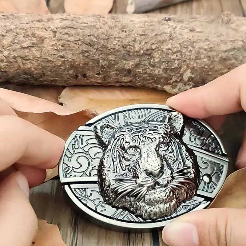 Western Engraved Zinc Alloy Accessory for 1.5 in Straps with Concealed Utility Tool for Men | Rodeo Ranch Rider Apparel