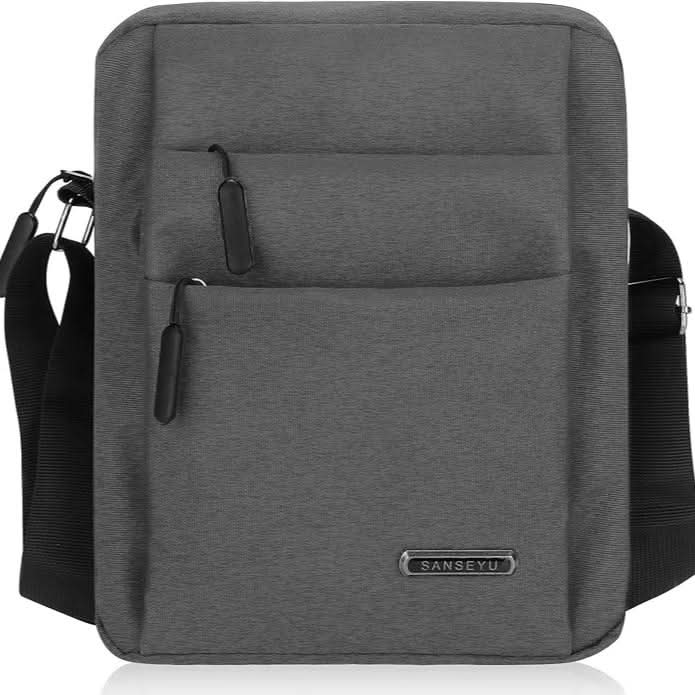 Water-Resistant Crossbody Messenger Bag with Security Zipper for Men – Urban Commuter Sling Bag for Travel & Daily Carry