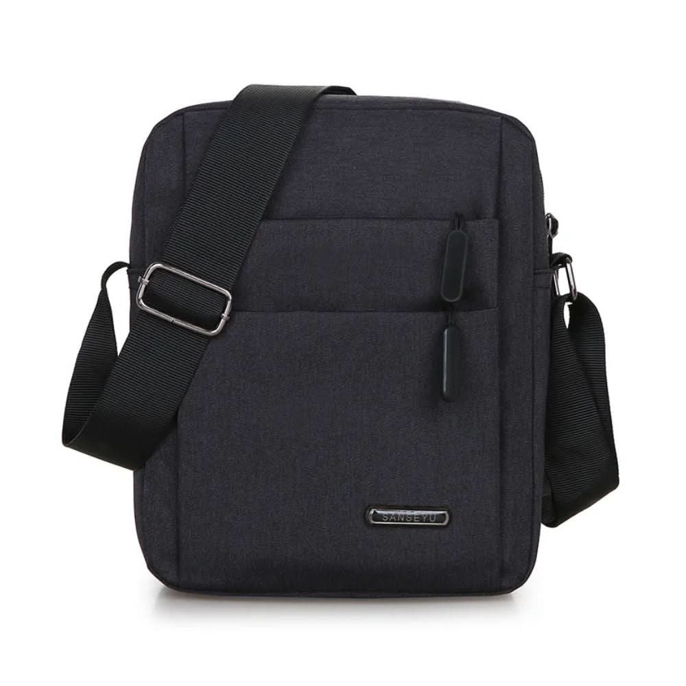 Water-Resistant Crossbody Messenger Bag with Security Zipper for Men – Urban Commuter Sling Bag for Travel & Daily Carry