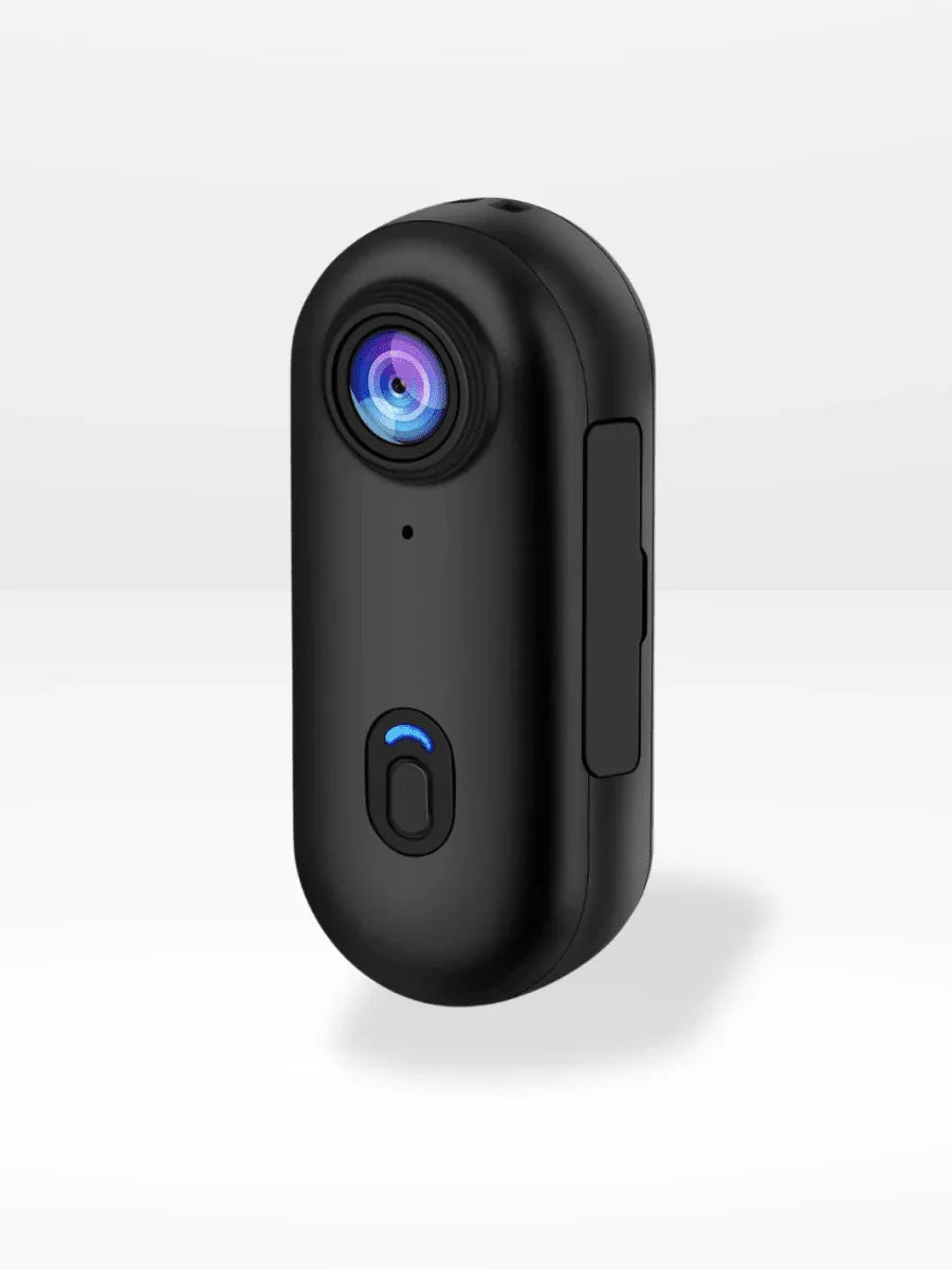 Ultra-Compact 4K POV Action Camera with Magnetic Mount for Sports, Biking, Motorcycling & First-Person Recording | Wireless Connectivity &