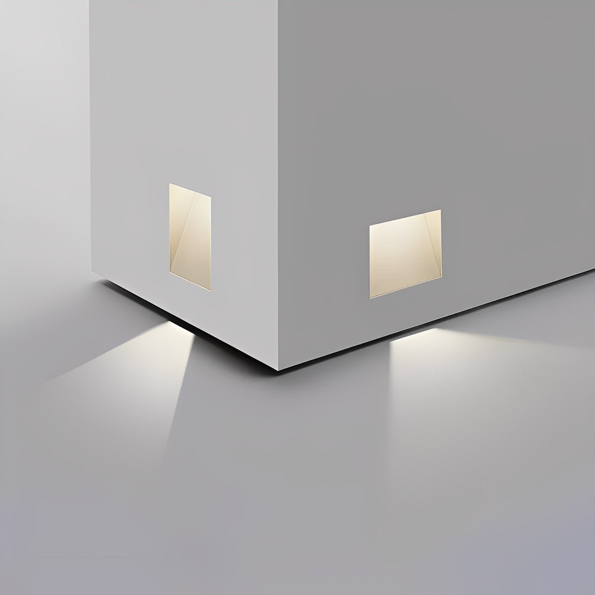 Applique LED encastrable pour escaliers et couloirs avec détecteur de mouvement – Veilleuse automatique extra-plate, 3W, boîtier en aluminium, faisceau 110° – Choo