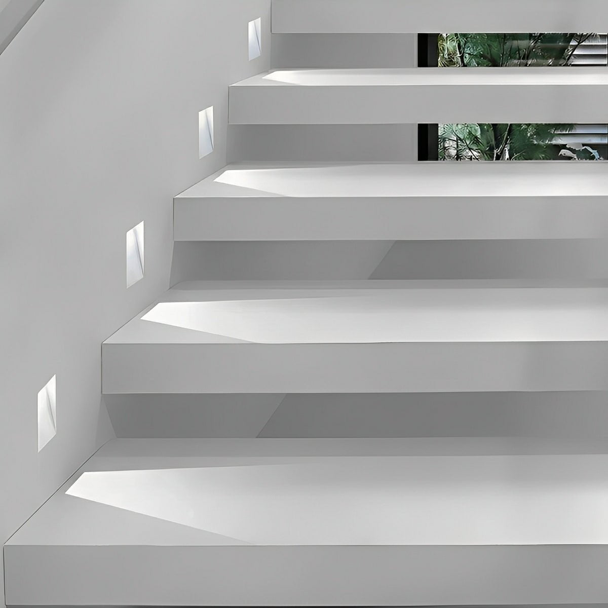 Applique LED encastrable pour escaliers et couloirs avec détecteur de mouvement – Veilleuse automatique extra-plate, 3W, boîtier en aluminium, faisceau 110° – Choo