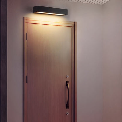 LED Exterior Sconce Fixture 8-32 Inch Hardwired IP65 Waterproof Black Aluminum for Porch Patio Garage Courtyard Stairway Hallway