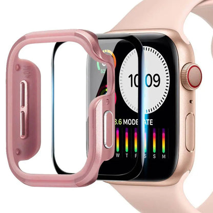 Aluminum Protective Case for Apple Watch Series 4 & 5 – 40mm or 44mm Full-Coverage Shell