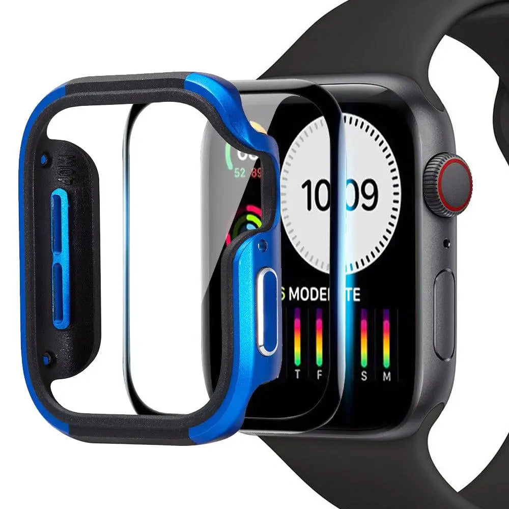 Aluminum Protective Case for Apple Watch Series 4 & 5 – 40mm or 44mm Full-Coverage Shell