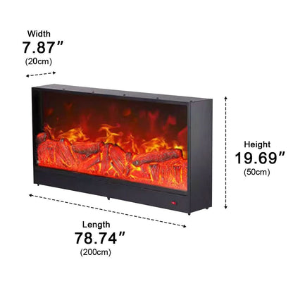 HEARTHRECESS – LED Fireplace Light for Cozy Heated Glow