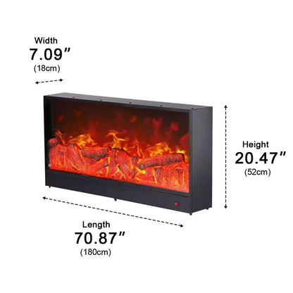 HEARTHRECESS – LED Fireplace Light for Cozy Heated Glow