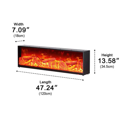HEARTHRECESS – LED Fireplace Light for Cozy Heated Glow