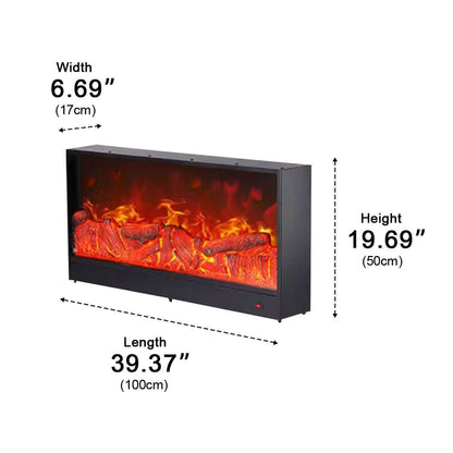 HEARTHRECESS – LED Fireplace Light for Cozy Heated Glow
