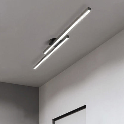 Semi-Flush LED Ceiling Light – Modern Aluminum Design, Dimmable & Color-Changing Options for Bedroom, Living Room & Kitchen