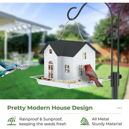 GlowNest Feeder - Solar Bird Feeder - Garden Style - LED Lighting