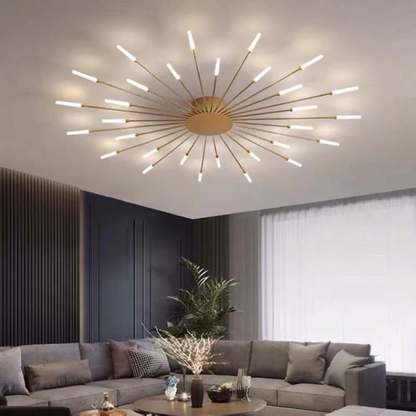 Plafonnier LED moderne à montage encastré Ortekor avec éclairage écoénergétique | Design élégant pour salons et chambres
