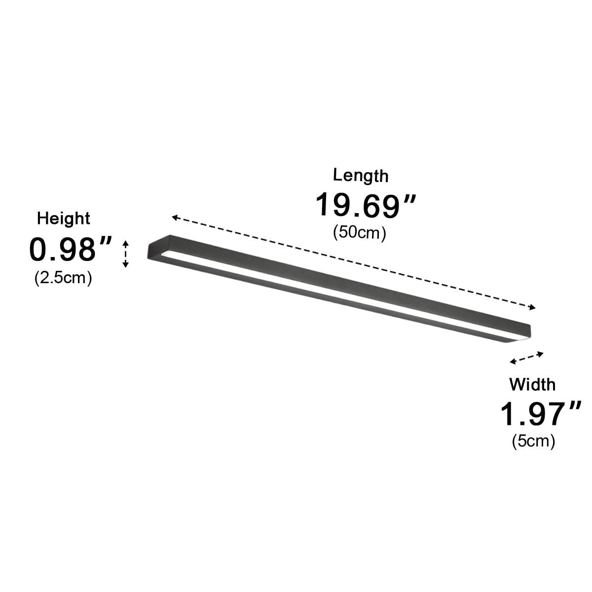 CLARILINE – Linear LED Sconce for Enhanced Mirror Illumination