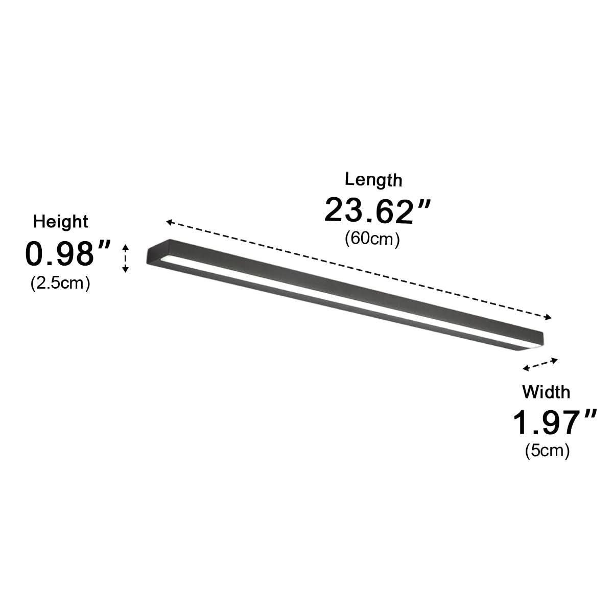 CLARILINE – Linear LED Sconce for Enhanced Mirror Illumination