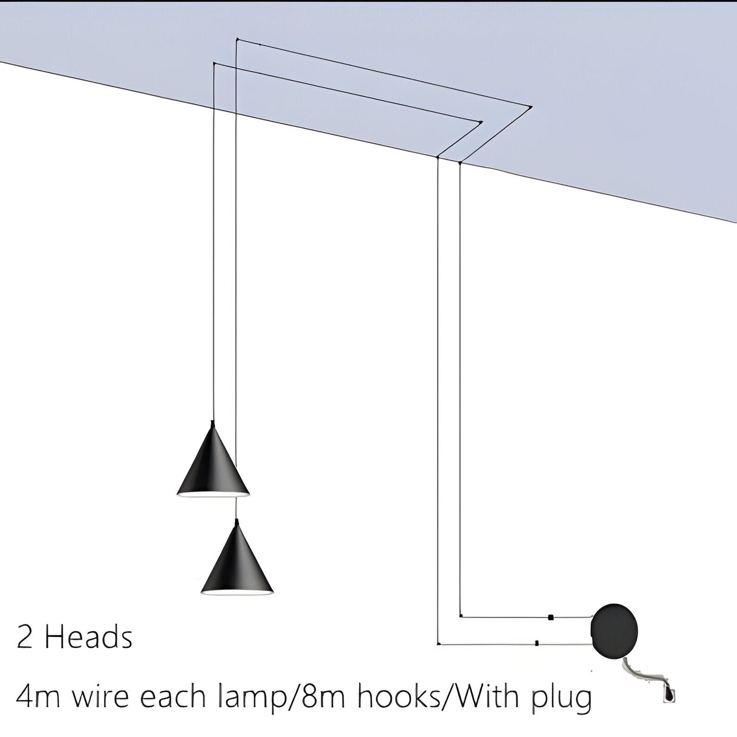 Suspension moderne argentée | Lampe à goutte en métal simple