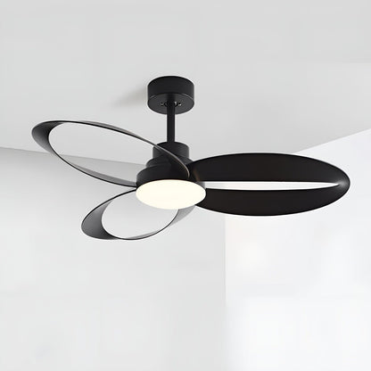 42 Inch Reversible Ceiling Fan with LED Light | 6-Speed Remote Control for Bedroom Living Room | Adjustable Color Temperature 3000K-6000K