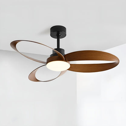 42 Inch Reversible Ceiling Fan with LED Light | 6-Speed Remote Control for Bedroom Living Room | Adjustable Color Temperature 3000K-6000K