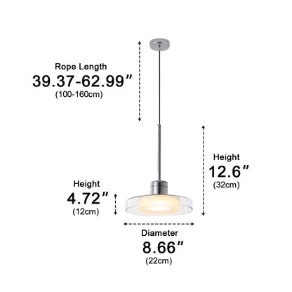 Suspension LED à température variable, 31 pouces, trois globes, cordon réglable, pour comptoir, bar, table à manger, style moderne, aluminium noir