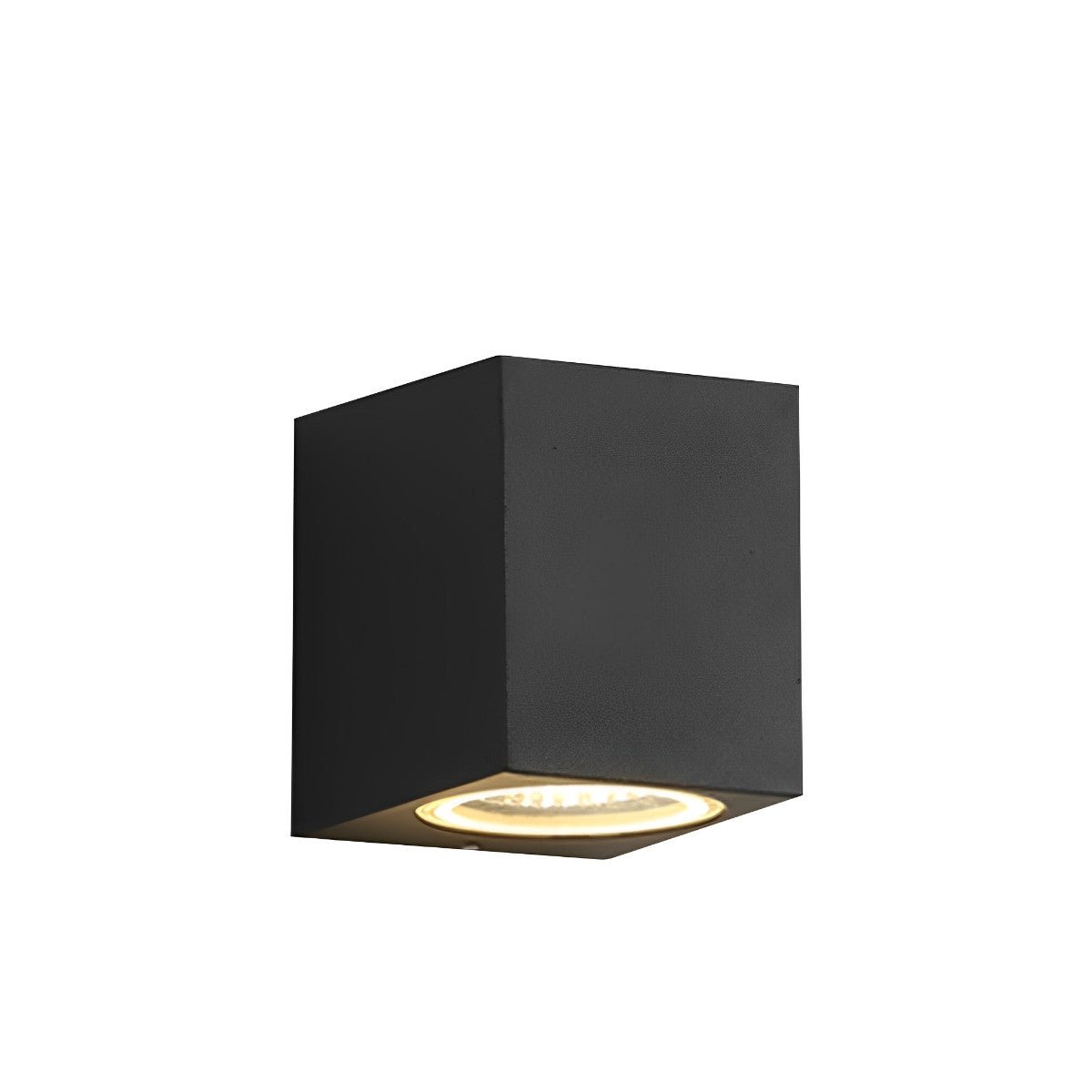 Outdoor LED Uplight Downlight Sconce 6W Aluminum Black Fixture Warm White for Patios Walkways Villa Facades Modern Architectural Accent