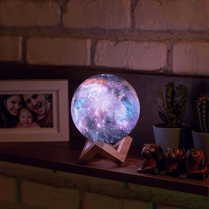Rechargeable Star Projection Night Light – Touch Control LED Mood Lamp for Bedroom, Nursery & Relaxation – Portable Cordless Ambient