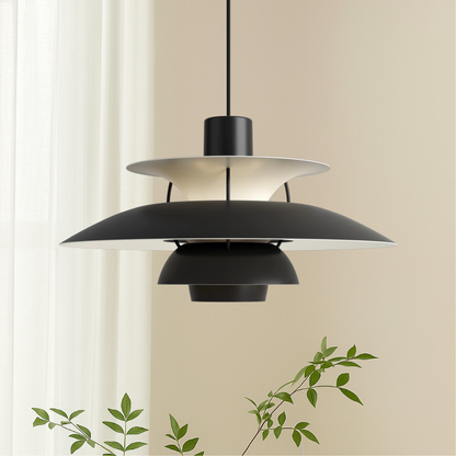 Multi-Layer Aluminum Pendant Light – Modern Scandinavian Tiered Hanging Fixture for Dining Room, Kitchen Island & Living Room