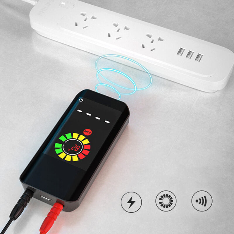 Multimètre numérique à gamme automatique avec détection intelligente et écran LCD couleur pour les tests de tension, de courant, de résistance et de température