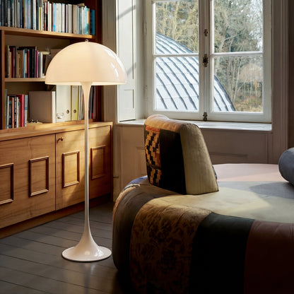 Modern Mushroom Floor Lamp with Warm LED Glow – Sculptural Dome Accent Light for Living Room, Bedroom & Home Decor