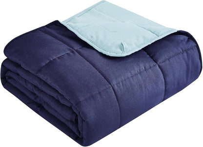 Confort douillet | Couverture lestée en microfibre rafraîchissante | Douceur toutes saisons pour une relaxation ultime