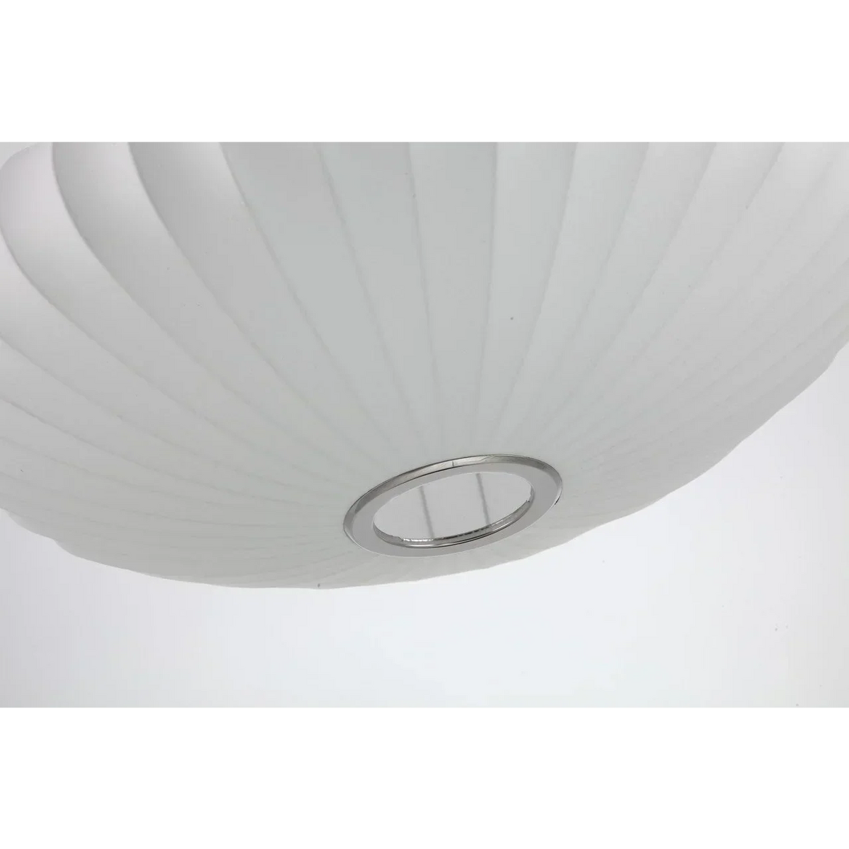 Handwoven Silk Sphere Suspension Fixture White for Dining Areas Living Rooms Bedrooms Ambient Overhead Lighting Touch Control Iron Frame Wov