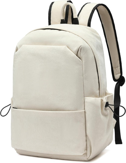 Water-Resistant Laptop Backpack with Multiple Compartments for 15.6-Inch Computers – Padded Straps, Hidden Pocket & Side Storage for Work