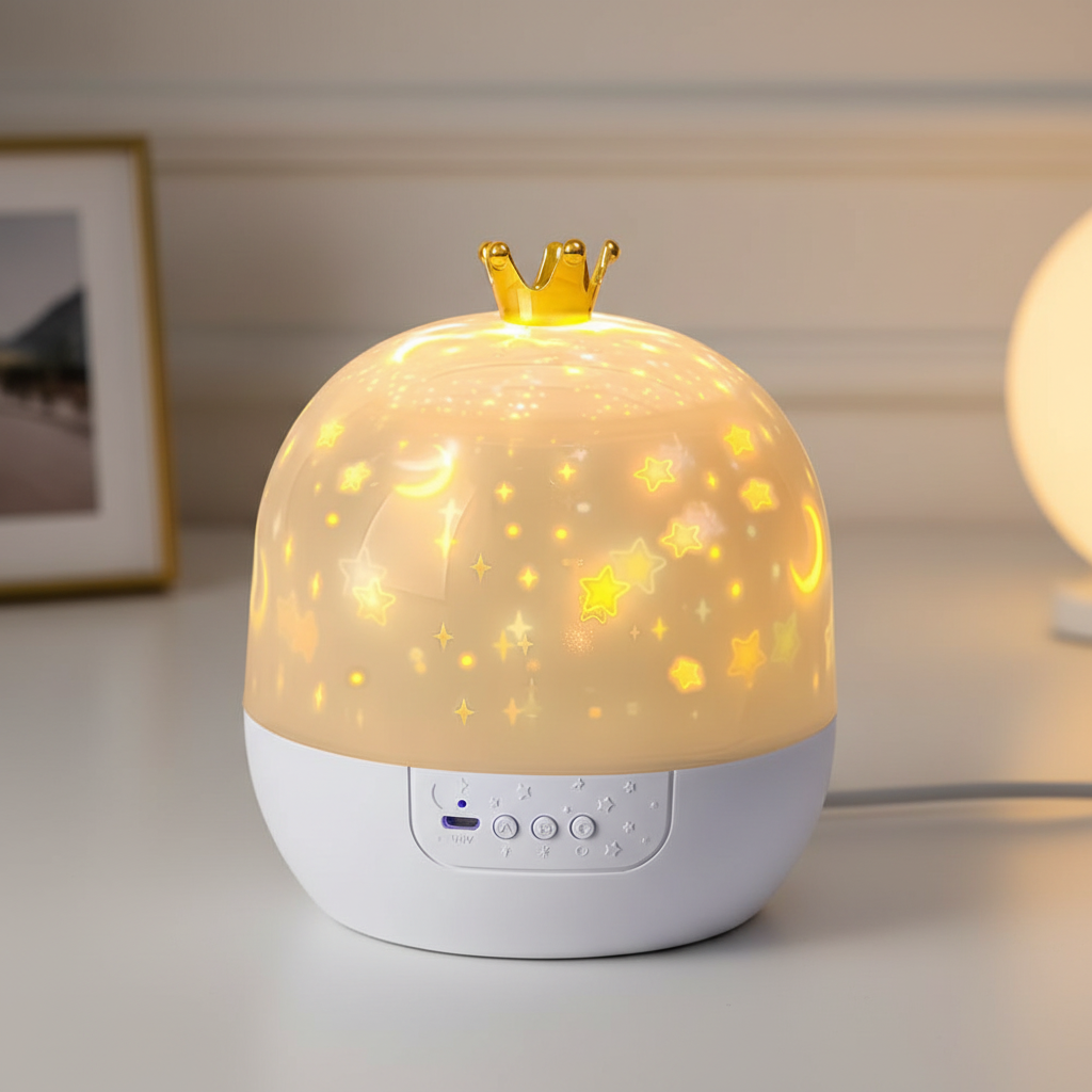 Starry Dreams | Kids Projector Night Light with Gentle Glow | Calming Bedtime Atmosphere for Relaxation