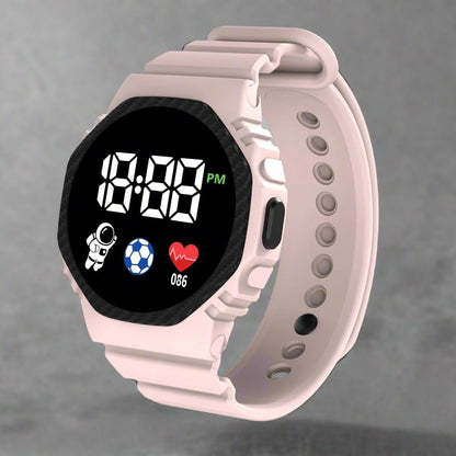 Kids Digital Sports Watch with LED Display – Waterproof Time-Teaching Wristwatch for Boys & Girls Ages 4+