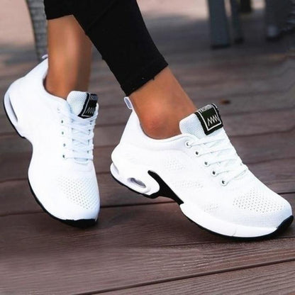 Women's Orthopedic Walking Sneakers with Arch Support – Breathable Mesh Athletic Shoes for All-Day Comfort, Cushioned Insole, Flexible