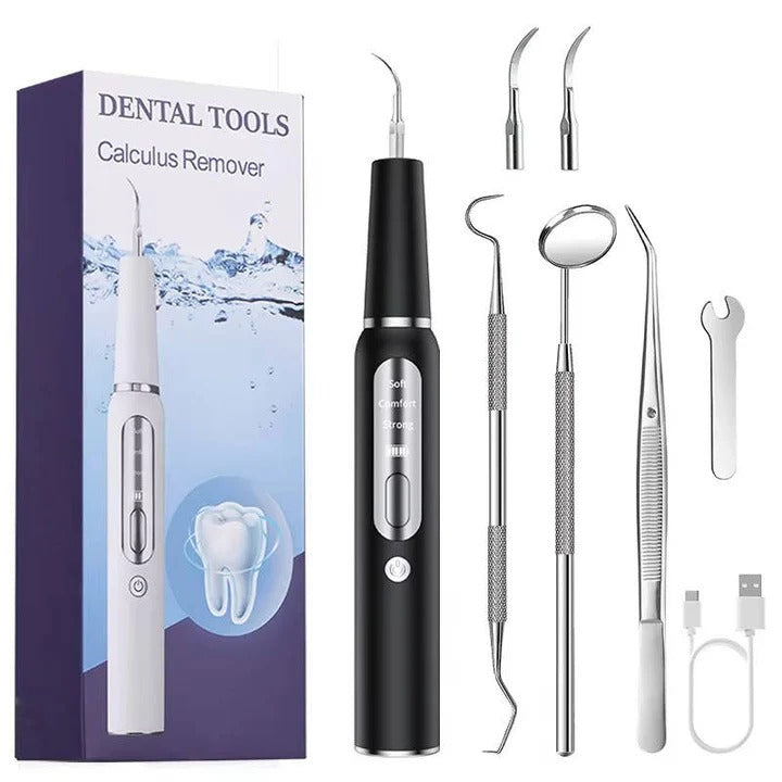 Ultrasonic Dog Teeth Cleaner with LED Light & Auto Gum Sensor for Safe At-Home Pet Dental Care