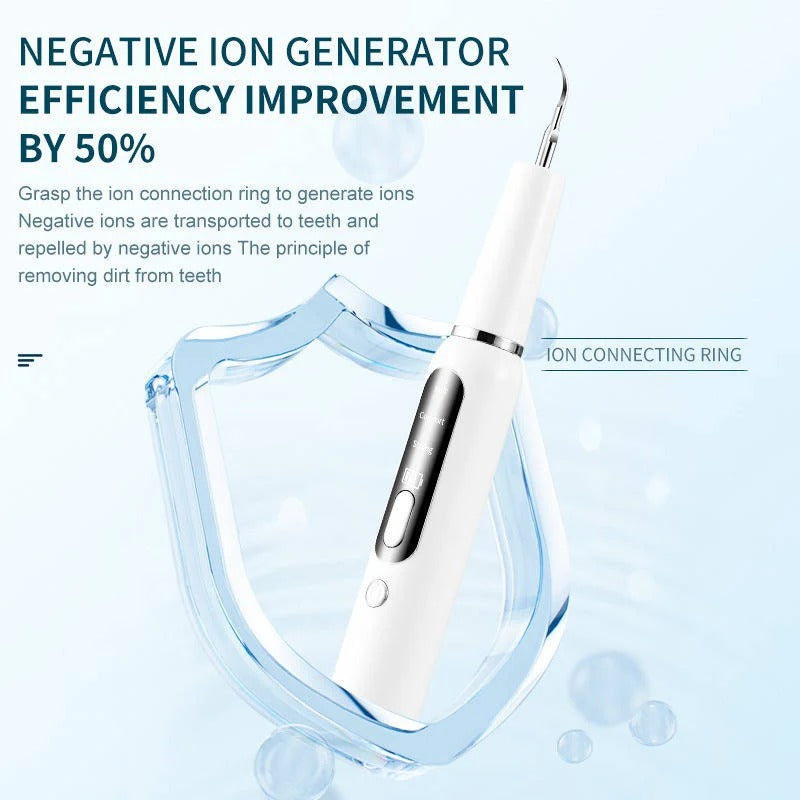 Ultrasonic Dog Teeth Cleaner with LED Light & Auto Gum Sensor for Safe At-Home Pet Dental Care