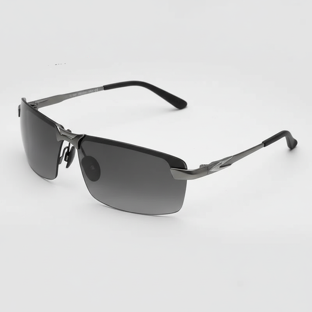 Self-Tinting Driver Sunglasses with Anti-Glare Polarized Lenses – 100% UV Protection Transition Eyewear for Daytime & Night Driving