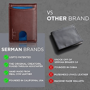 Compact RFID-Blocking Wallet with Pop-Up Card Holder & Money Clip for Men & Women – Slim Aluminum & Leather Bifold Design