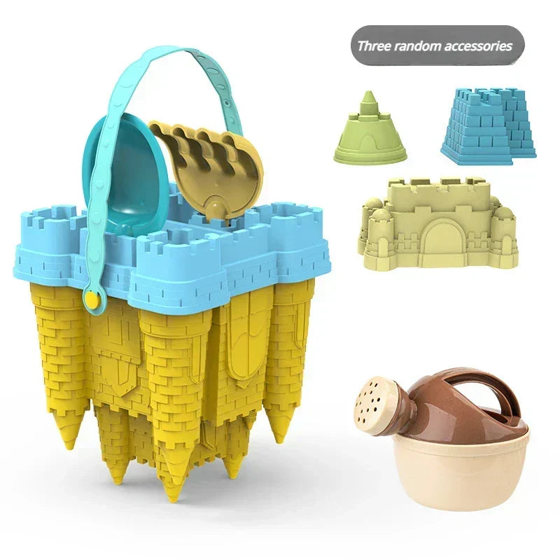 Castle Builder Beach Toy Set for Kids – Durable Molds & Tools for Sand Play, Creative Outdoor Fun for Boys & Girls