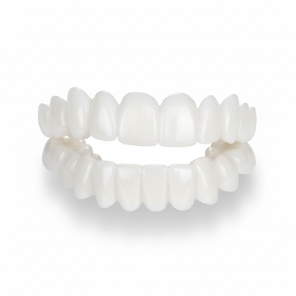 Snap-On Dental Veneers for Confident Smiles – Moldable Temporary Tooth Covers for Upper & Lower Teeth – Heat-Fit Design Hides Gaps &
