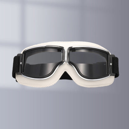 Retro Aviation Riding Eyewear with UV Shield and Anti-Fog Lens for Bikers, Cyclists & Outdoor Enthusiasts